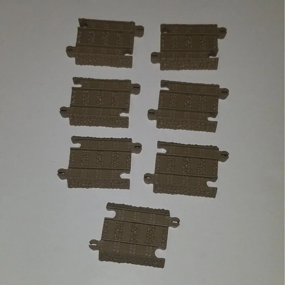 50 Gullane Brown Train Track Lot Mixed Straight Curved Switch Thomas Tank Engine